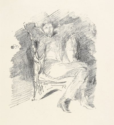 Firelight - Joseph Pennell, No. 1, 1896 by James Abbott McNeill Whistler